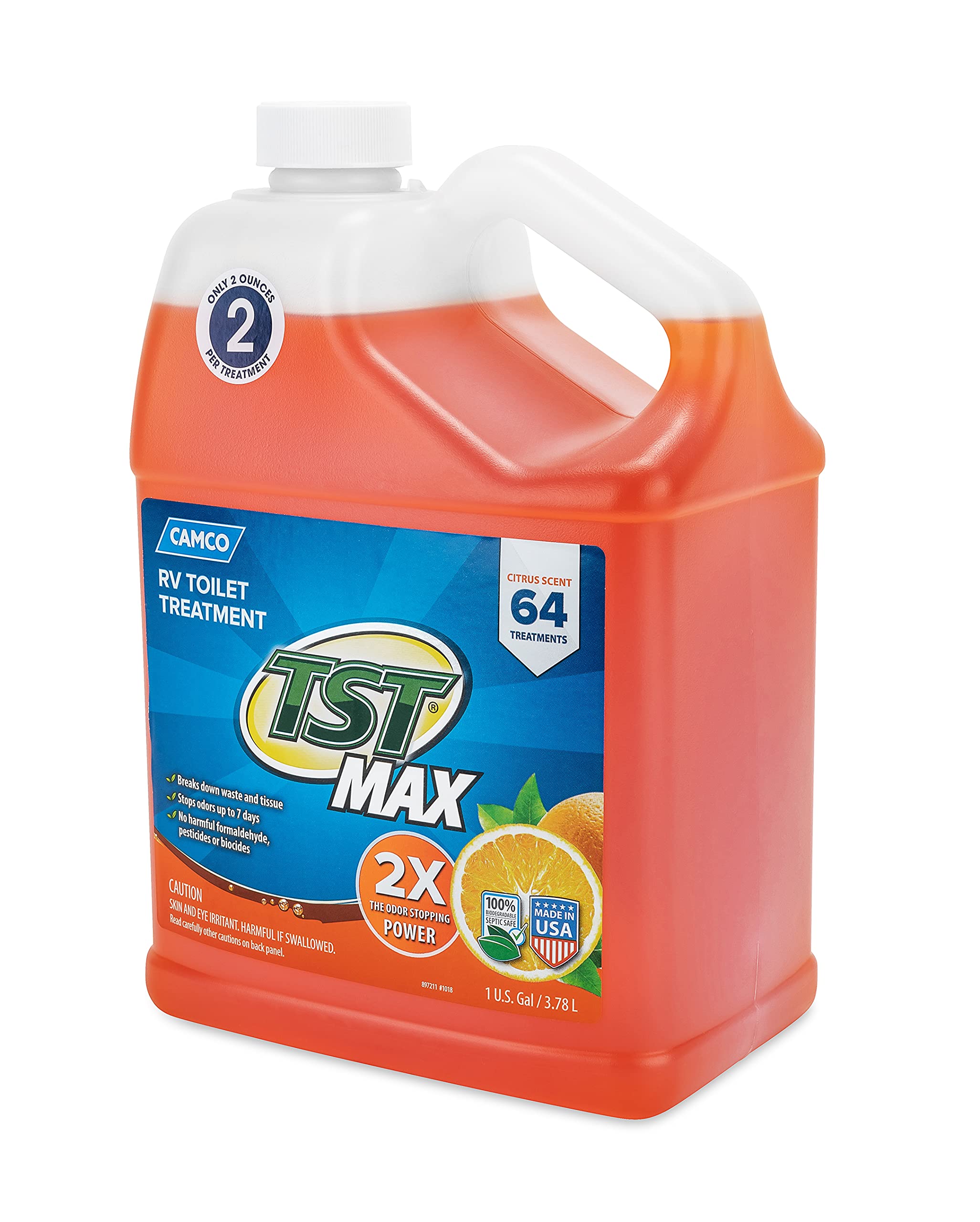 Camco TST UltraConcentrate Orange Scent RV Toilet Treatment