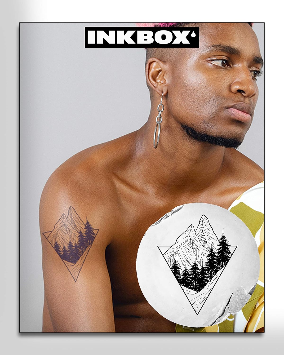 Buy Inkbox Temporary Tattoos Semi Permanent Tattoo One Premium Easy Long Lasting Waterproof Inkbox Tattoo With For Now Ink Lasts 1-2 Weeks Planet Tattoo Rockies 4x4in Online In Indonesia B08br7qhjd