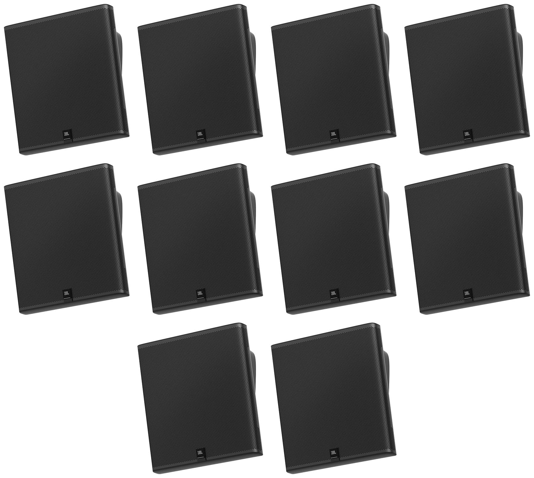 Audiosavings Bundle: (5) Pair JBI SLP14/T-BK Sleek Low-Profile On Wall Mount 4