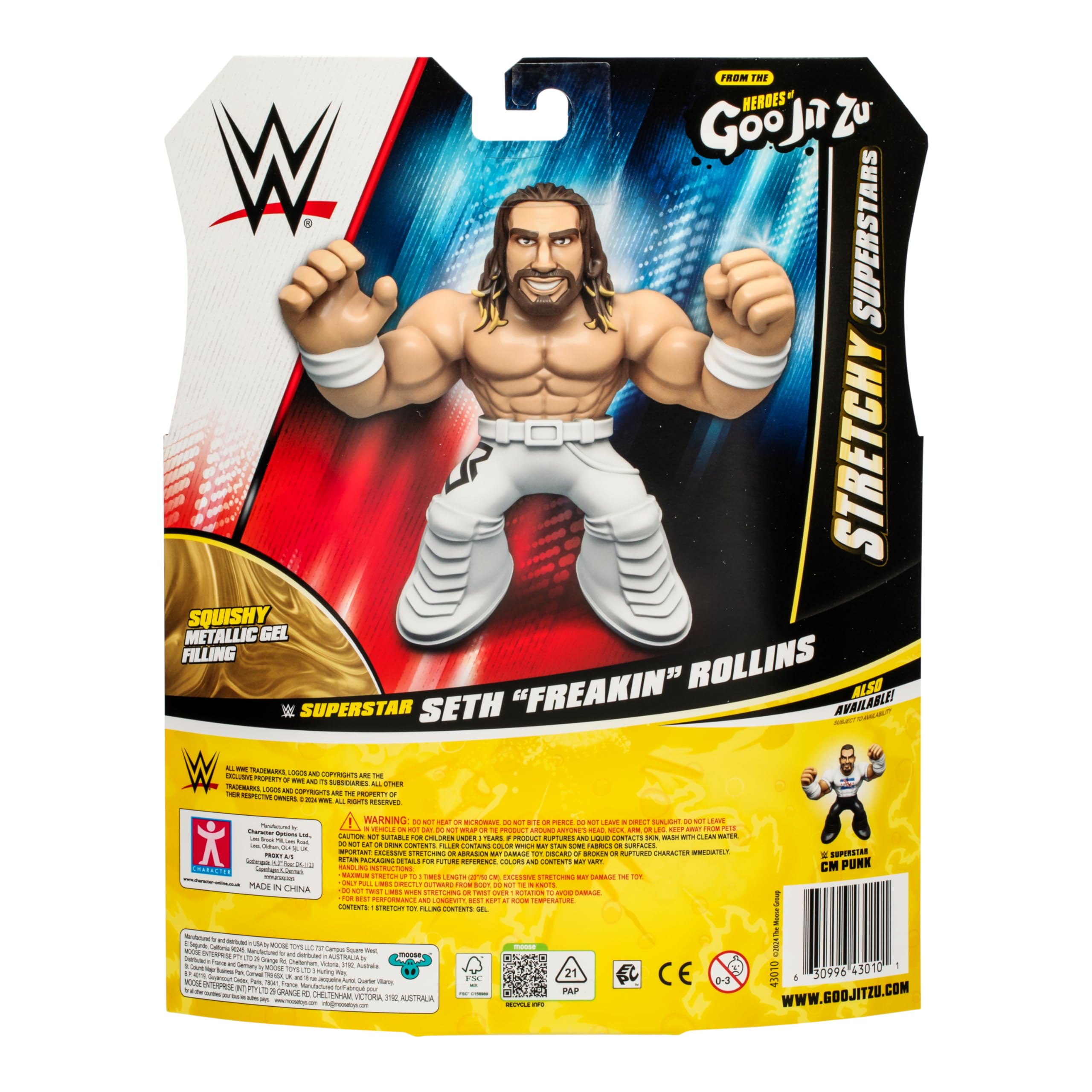 HEROES OF GOO JIT ZU WWE S2 Hero PK Superstar Seth Freakin Rollins