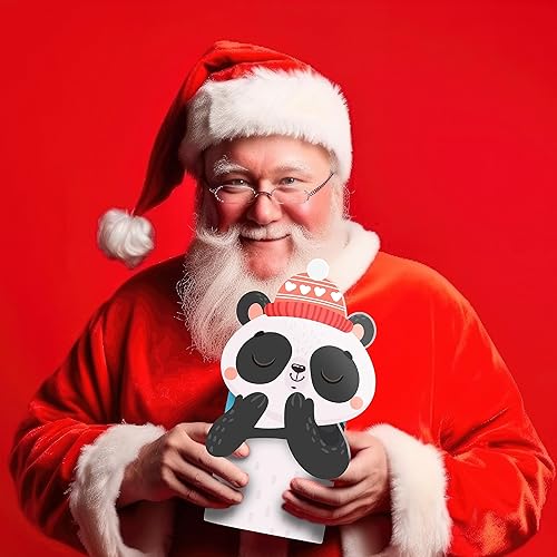 Miniatura 5 de easykart labels 120 bolsas de papel de regalo troqueladas de Navidad para regalos de vacaciones, pasteles, cupcakes, galletas, donas, bolsa de