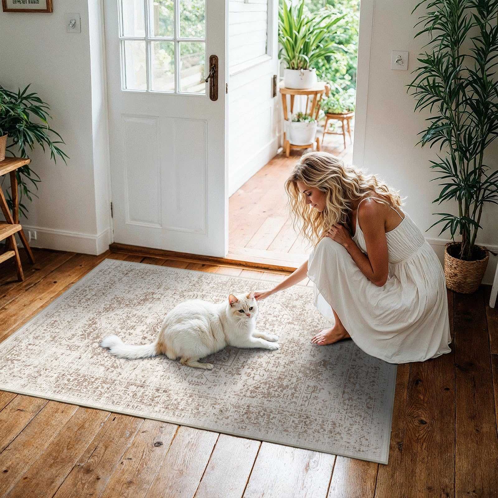 EISUROM Washable Rug