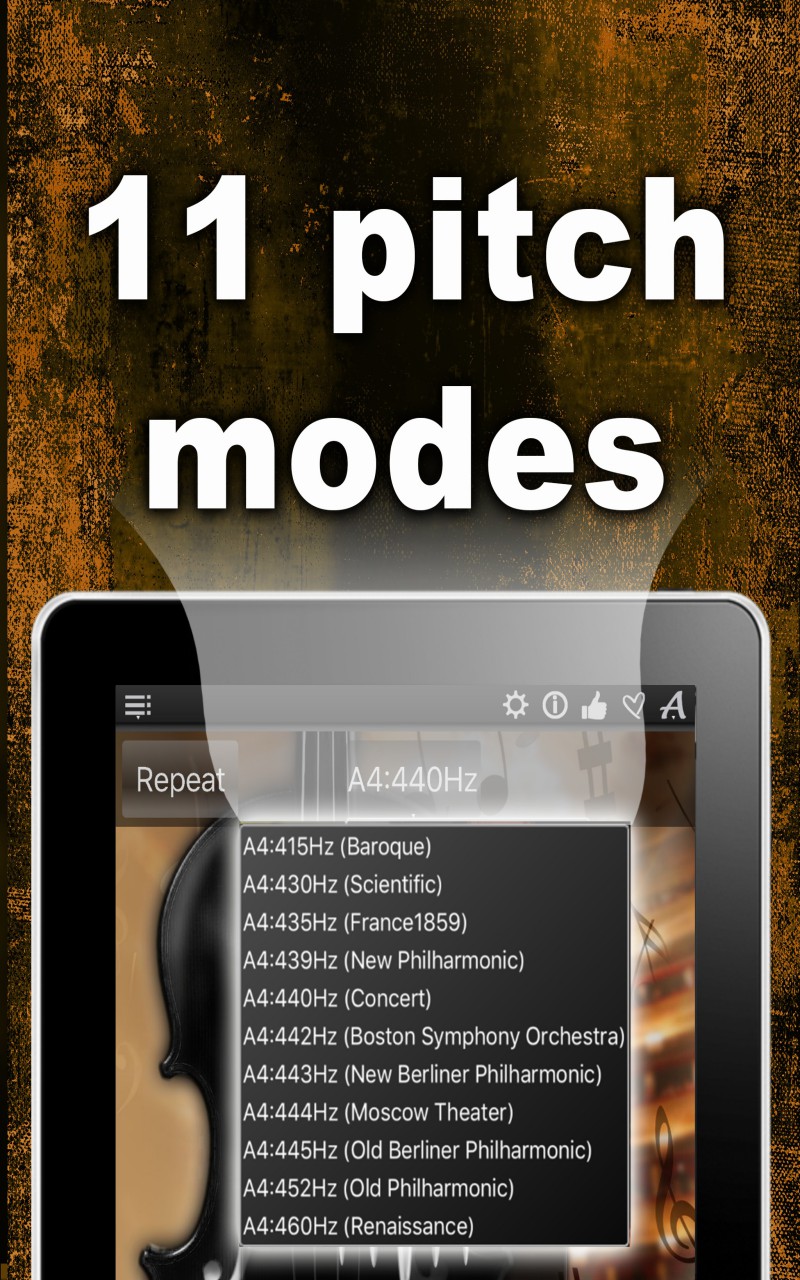 Viola Tuner App on Amazon Appstore