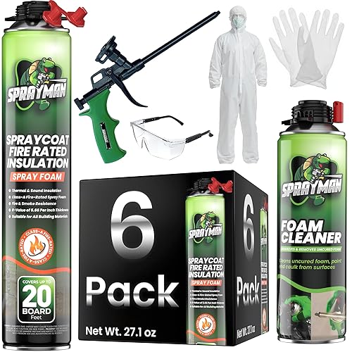 Miniatura 10 de Pistola de dispensación de espuma Sprayman - (1 paquete) Espuma de spray de precisión para aislamiento y sellado, pistola de espuma expandible