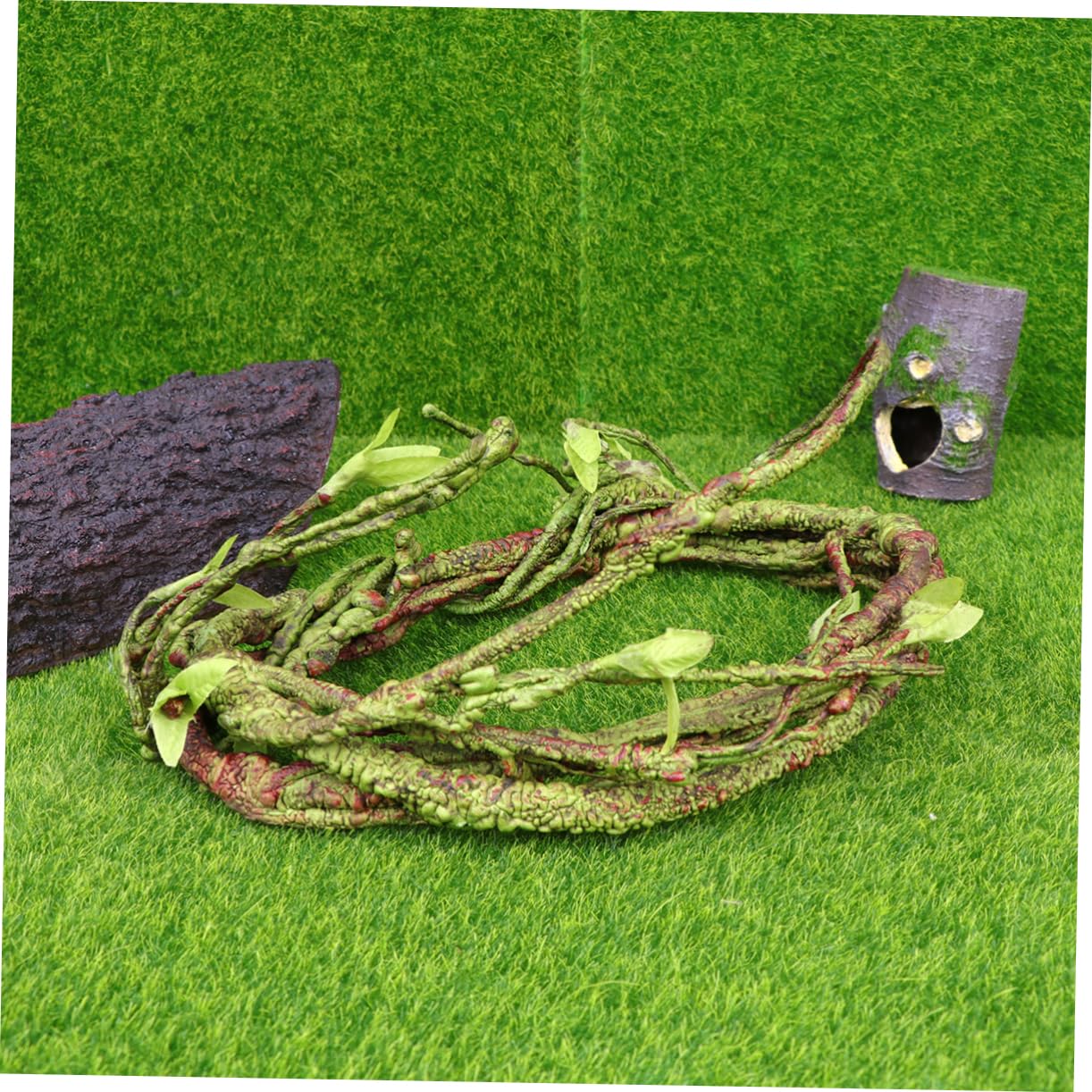 DOITOOL 3piezas Artificial De Rattan para Reptiles Simulación De Paisaje para Terrarios y