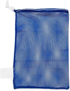 Champion Sports Mesh Drawstring Equipment Bag - Heavy-Duty Breathable Nylon Sack with Lock & ID Tag for Balls, Swim Gear, Laundry, Toys - Multiple Sizes & Colors