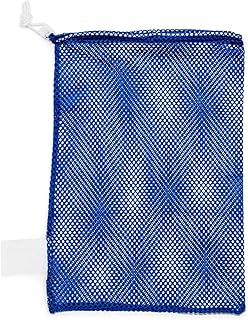 Champion Sports Mesh Equipment Bag – Heavy-Duty Nylon Drawstring Bag with Lock & ID Tag, Breathable Storage Sack for Ball