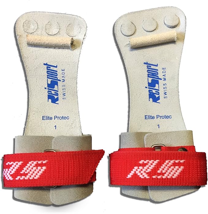 Reisport Men's Elite Protec Hook & Loop High Bar Grips