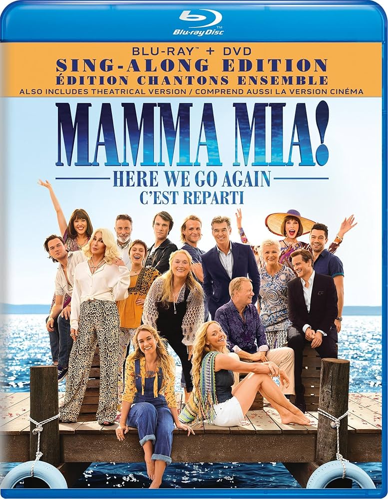 Amazon.com: Mamma Mia : Here We Go Again (Blu-ray + DVD