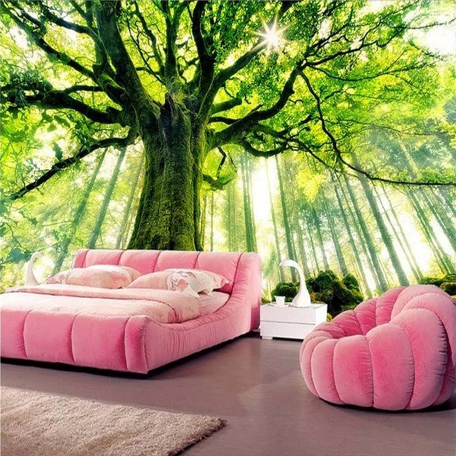 Wall Mural Photo Wallpaper 3D Blue Sea Bubbles,352 * 250cm Art Mural