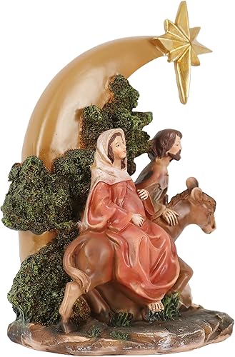 Miniatura 3 de Cannan Los Peregrinos 8" José Y Maria Viaje a Belén La Posada Figura Religiosa Viaje a Belén Los Peregrinos