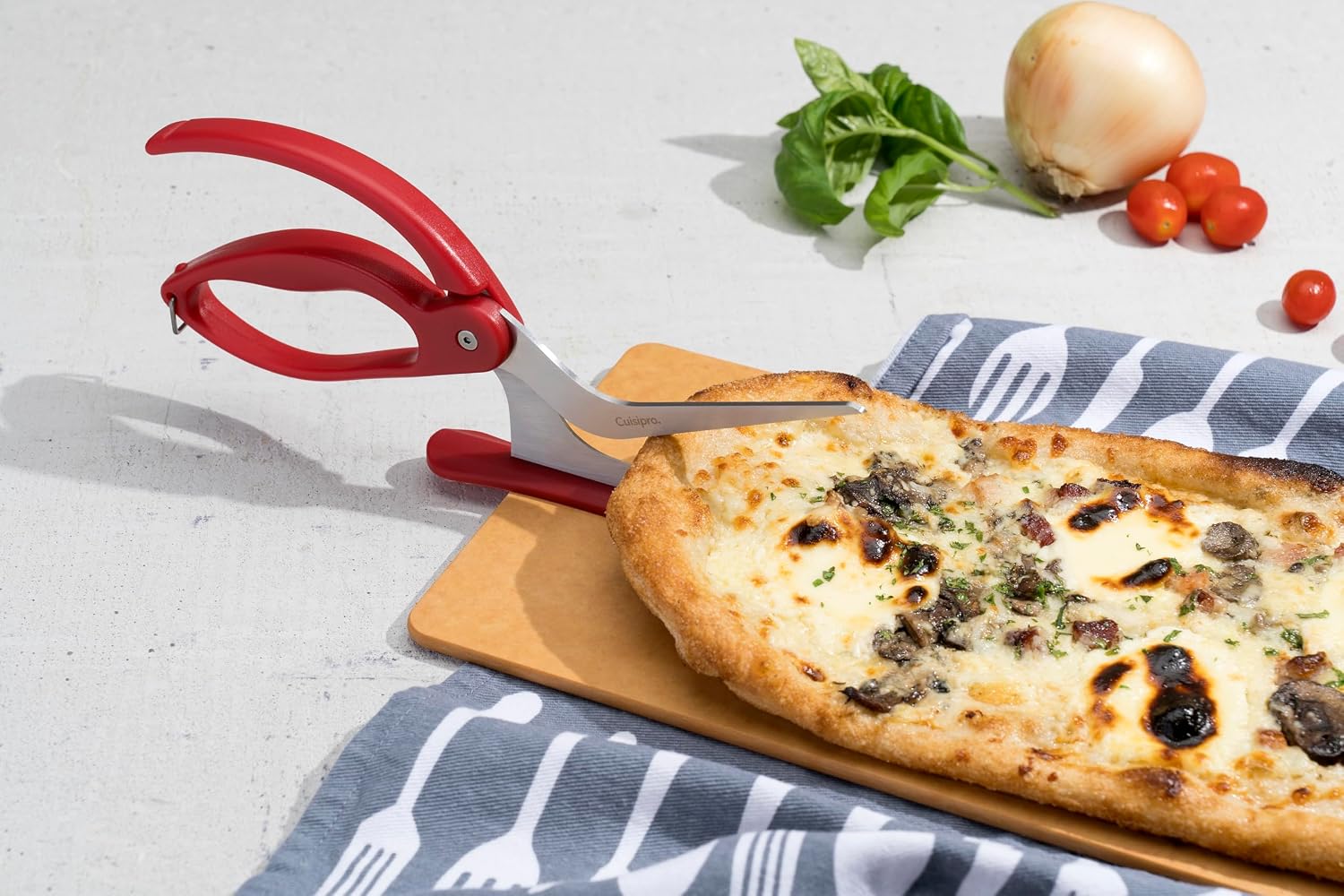 Cuisipro Pizza Shears, Red 11.7x1.4x4.6"