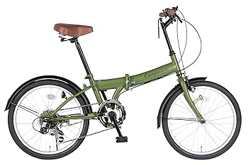 折りたたみ自転車 赤 HONDA パンクなし 6段階切り替え