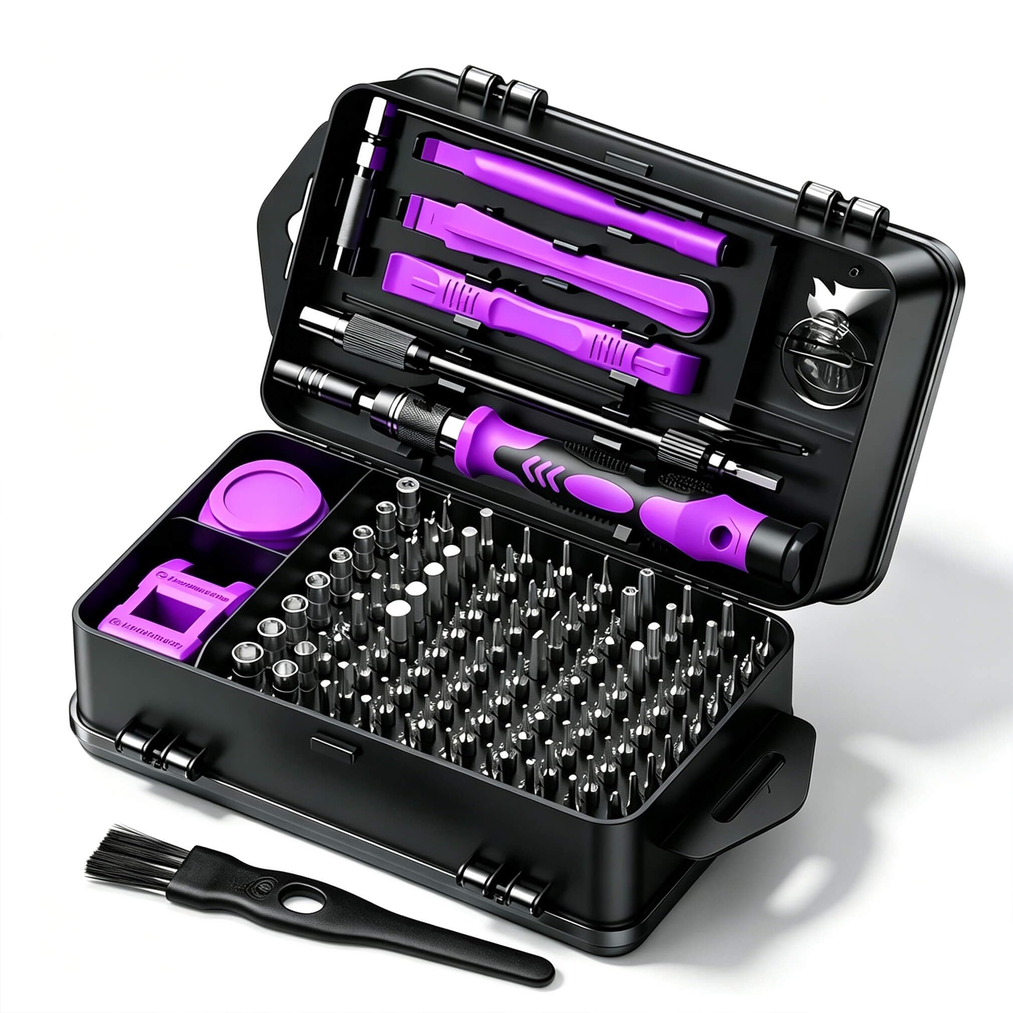 Precision Screwdriver Set 116-Piece with 98 Bits | Magnetic Screwdriver Set for iPhone, MacBook, Computer, Laptop, PC, Tablet, PS4, Xbox, Nintendo, Game Consol
