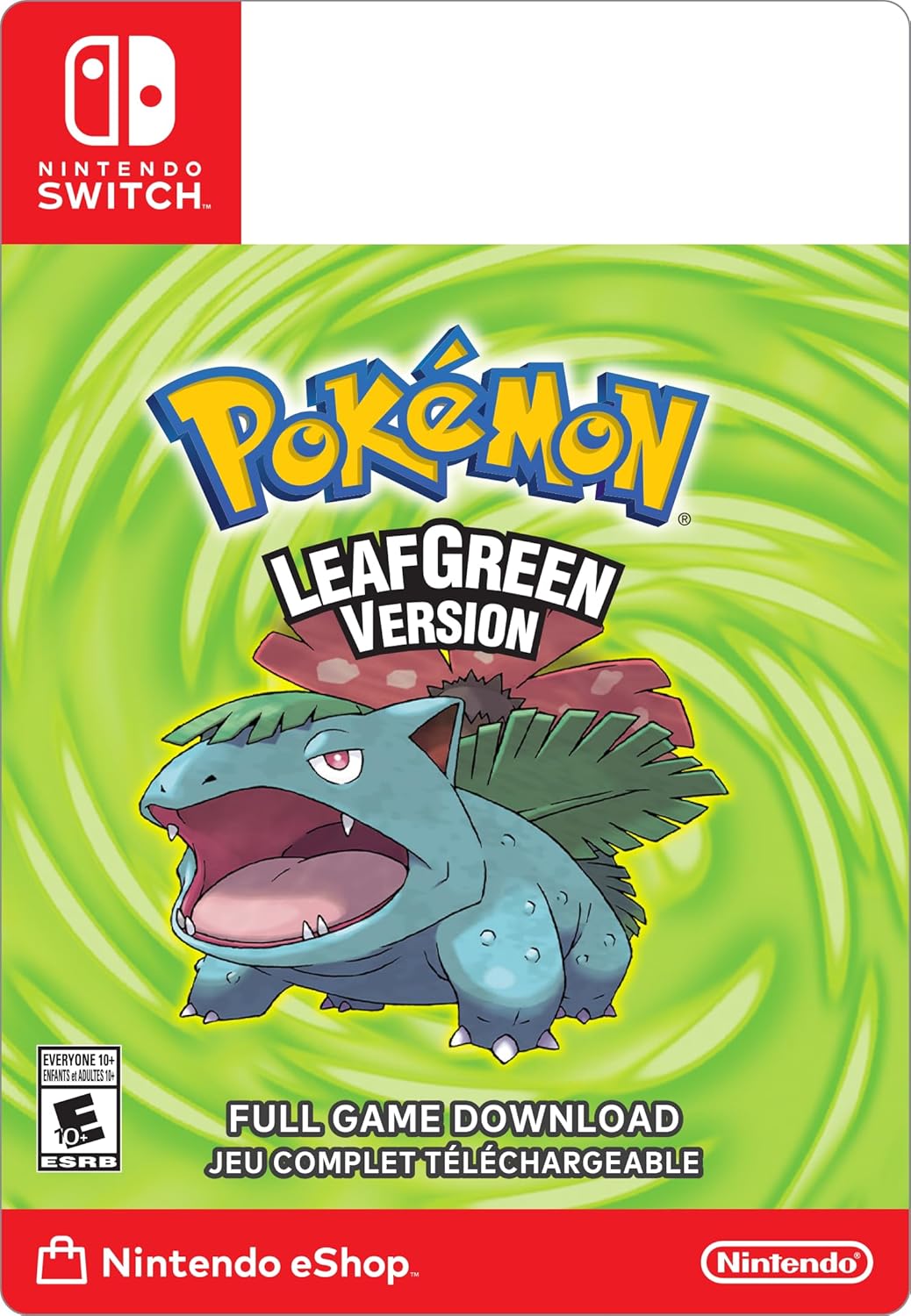 Pokémon LeafGreen Version Standard - Nintendo Switch [Digital Code]