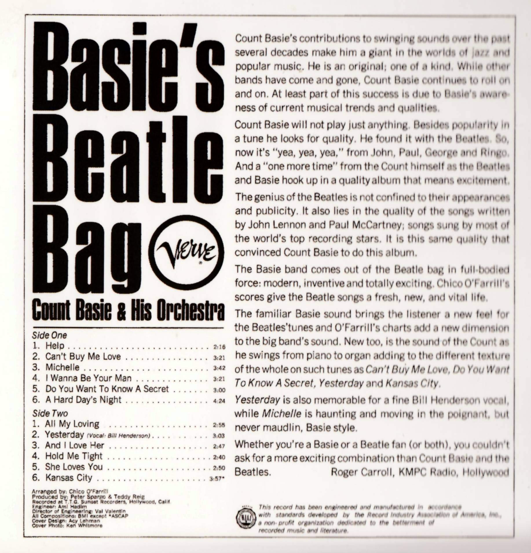 Basie''s Beatle Bag
