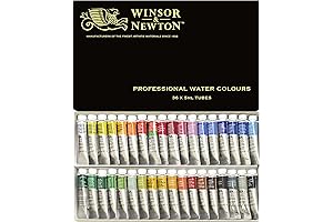 Windsor & Newton Artists' Watercolour Paint 5ML Tube 36 Colours Set