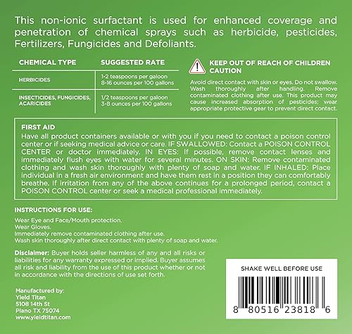 Miniatura 5 de PrimeSource Propiconazole 14.3 Pint Select Fungicida con rendimiento Titan's Vector Blue Concentrado Spray Patrón Indicador 8 onzas y 8020