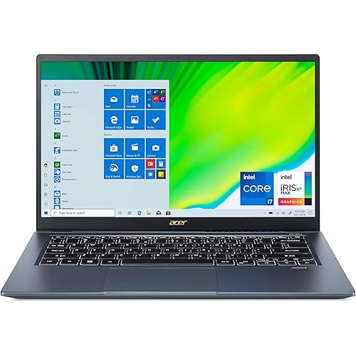 Acer Swift 3X Thin & Light Laptop, 14" Full HD, 11th Gen Intel Core i7-1165G7, Intel Iris Xe Max, 16GB LPDDR4X, 1TB NVMe SSD, Intel Wi-Fi 6, Fingerprint Reader, Back-lit Keyboard, SF314-510G-767Y