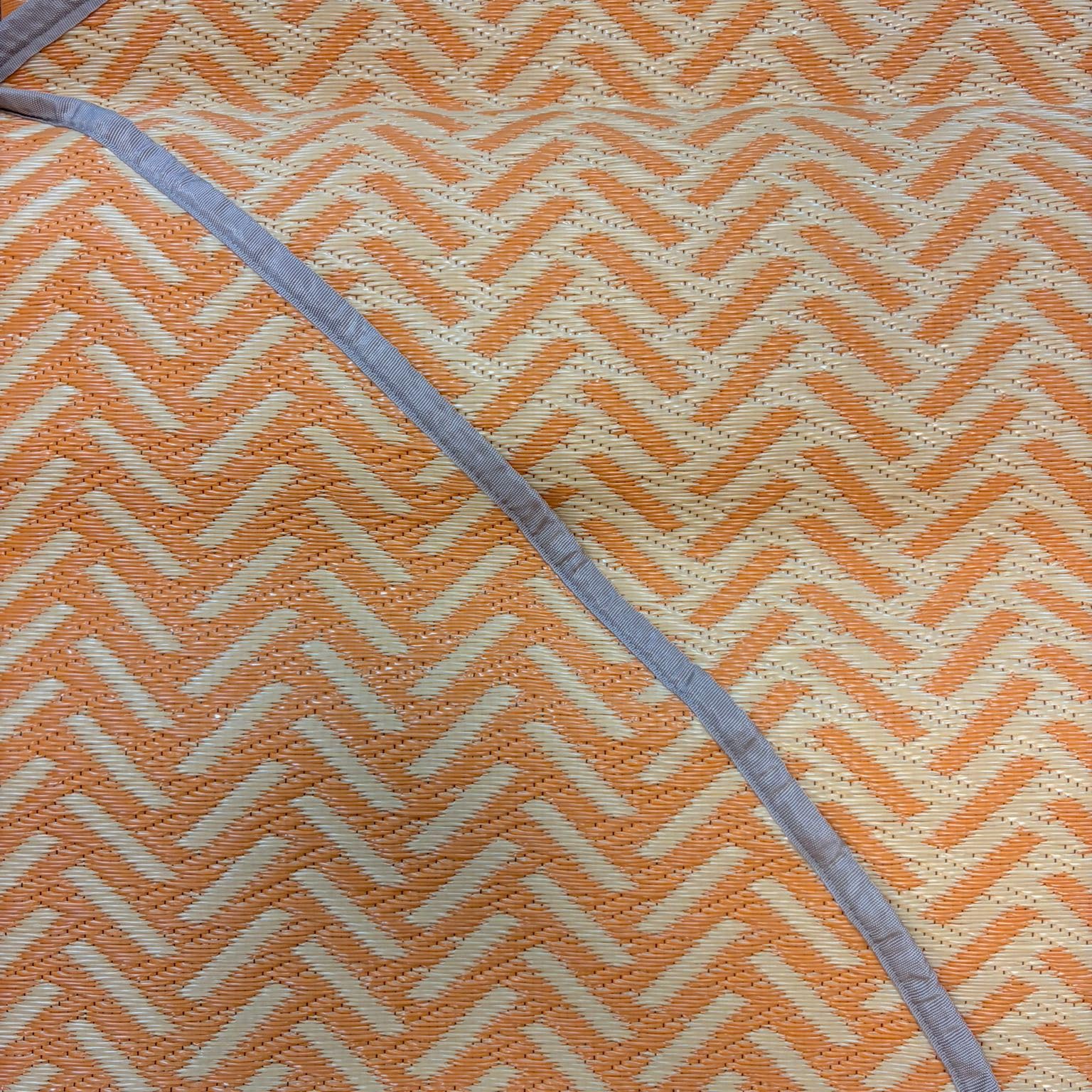 Bell Tent Boutique Bell Tent Floor Mat – Recycled Polypropylene Half Moon or Full Coverage – Lightweight, Waterproof – Fits 3m-6m ZIG Tents (Terracotta, 6m Half Moon)