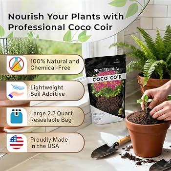 Amazon.com : Professional Coco Coir for Plants 2.2 Quarts, Premium