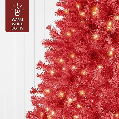 Miniatura 118 de Best Choice Products Árbol de Navidad negro preiluminado de 7.5 pies, decoración navideña completamente artificial para el hogar, oficina