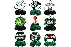 9 Pieces of Vibrant Video Game Decor for Enthusiastic Celebrations