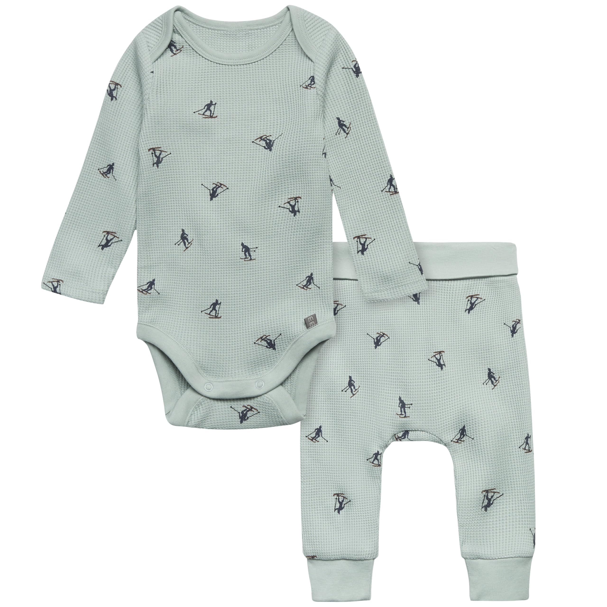 Modern Moments by Gerberbaby-boys Long Sleeve Bodysuit and Pant Set