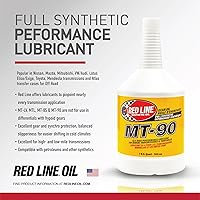 Vista 3 de Red Line 50306 MT-90 75W90 GL-4 Aceite para engranajes - 5 galones