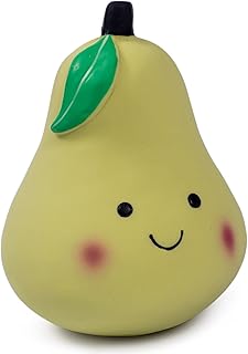 Petface Latex Pear Soft Chew Dog Toy, Large