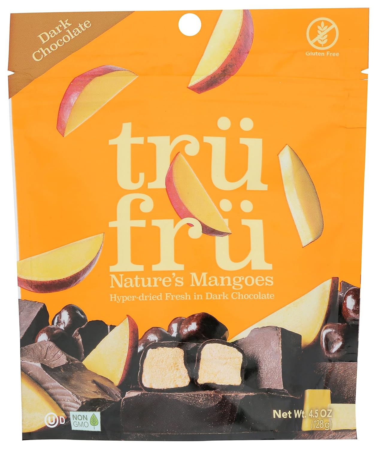Tru Fru Nature's Mangoes, HyperDried Fresh in Dark
