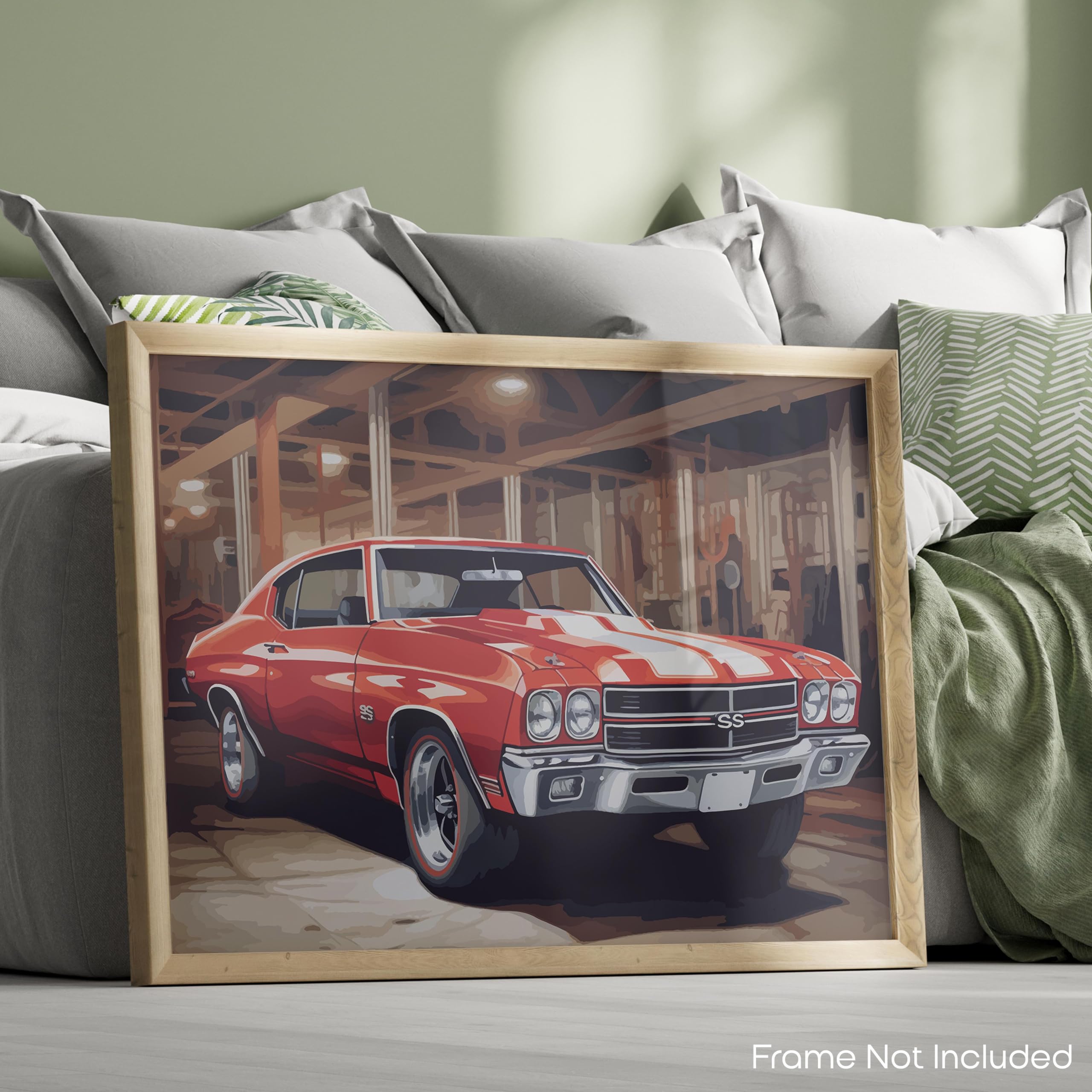 Inspirational Wall Art Co. - Vintage | 1968 Plymouth Roadrunner Poster - Car Posters