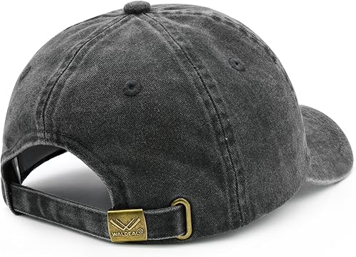 Miniatura 4 de Gorra de béisbol bordada para mujer, diseño vintage de mezclilla desgastada