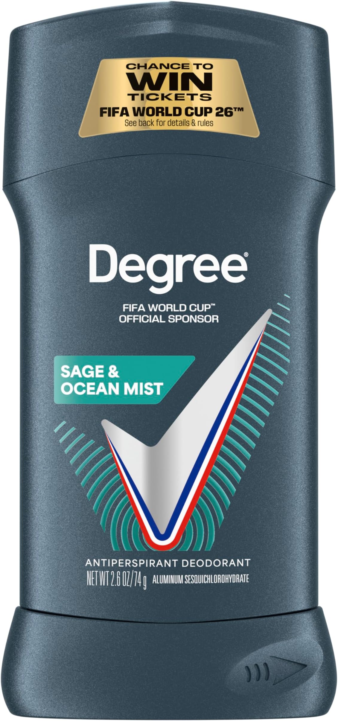 Men Antiperspirant Deodorant Sage & Ocean Mist 72-Hour Sweat and Odor Protection Antiperspirant For Men With Body Heat Activated Technology 2.7 oz