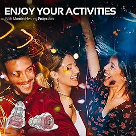 High Fidelity Concert Earplugs, Reusable Musicians Ear Plugs, 24dB Advanced Filter Technology Ear Protection for Music Festivals, DJs, Musicians