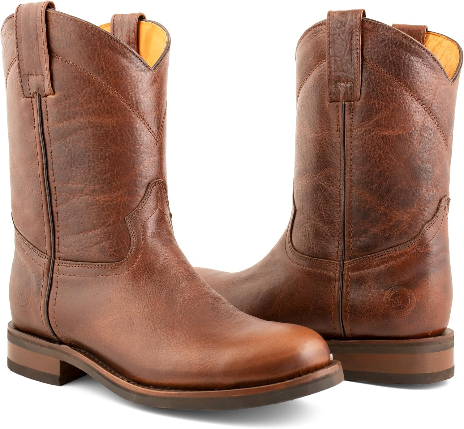 7L SIETE LEGUAS - Men's Leather Roper Boot with Vibram Sole Oil Resistant Style 1000