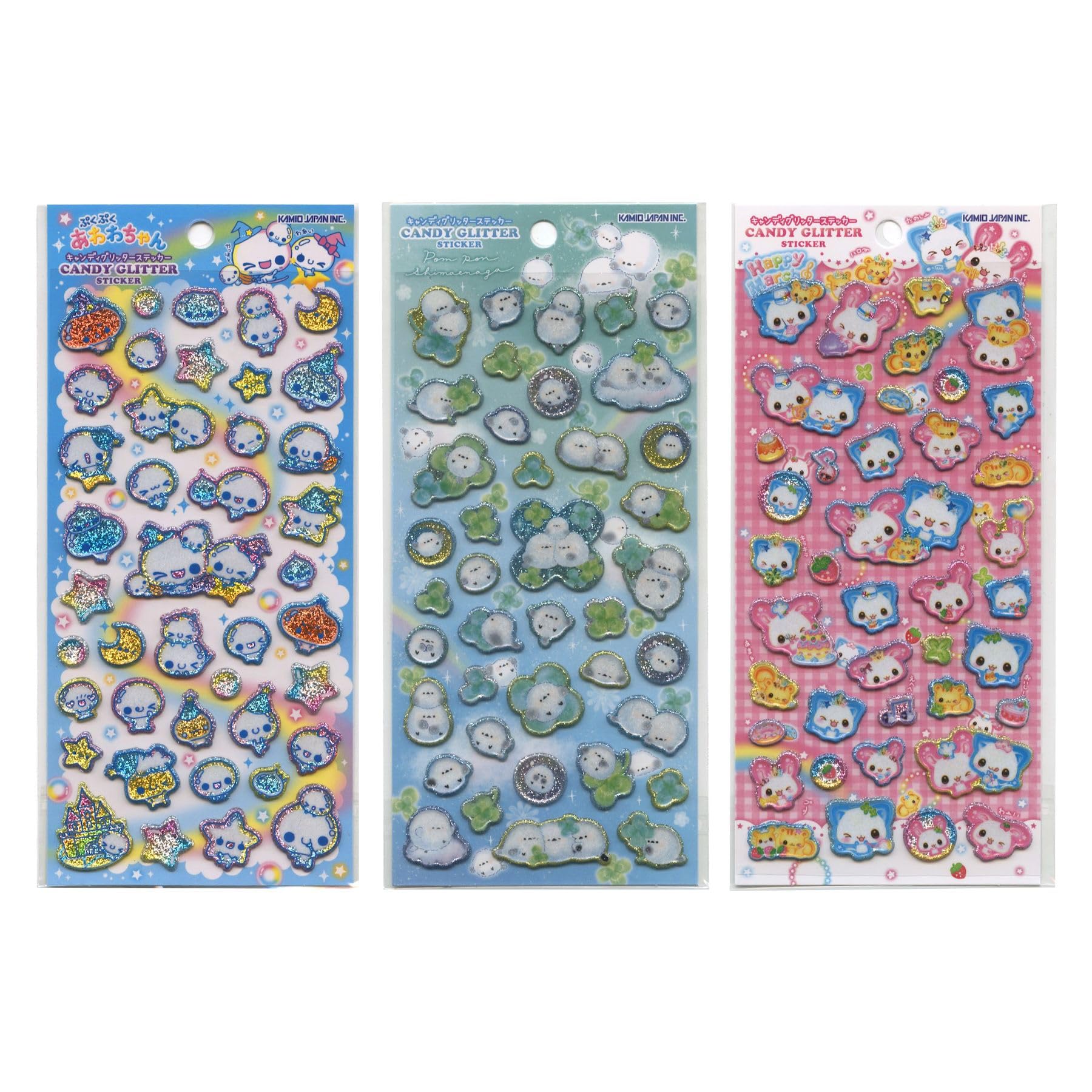 Amazon.co.jp: カミオジャパン シール キャンディグリッターステッカー