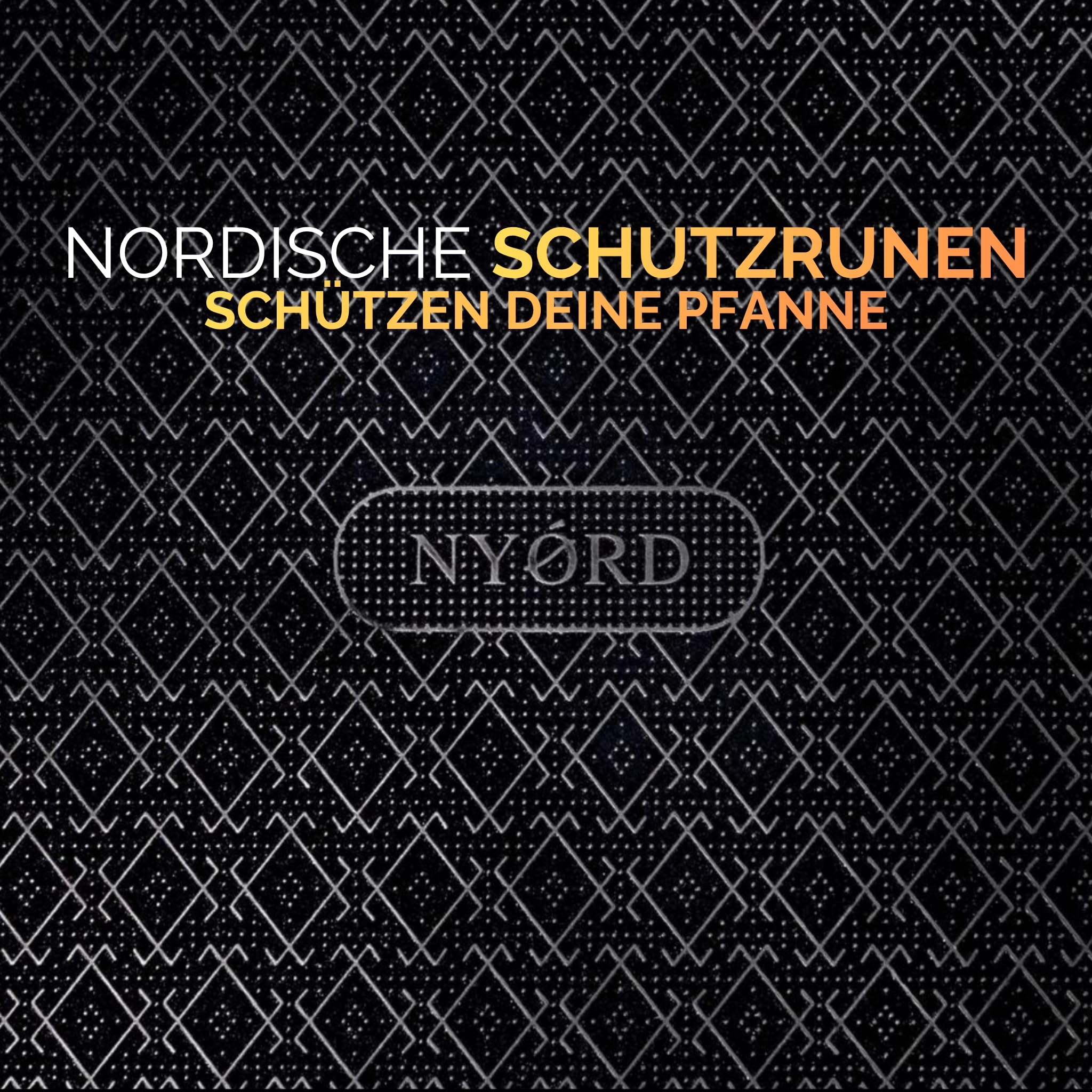 NYORD Edelstahlpfanne - Antihaft, Kratzfest, Pfanne Wabenstruktur, Spülmaschinenfest, Hybrid Bratpfanne, Keramik Beschichtung, PTFE & PFOA frei, Ofenfest, für Induktion, Gas & Ceran, mit Deckel - 28cm