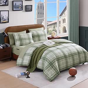 Love's Cabin King Size Comforter Set - 7 Pieces Bed In A Bag, All Season Bedding With Comforter