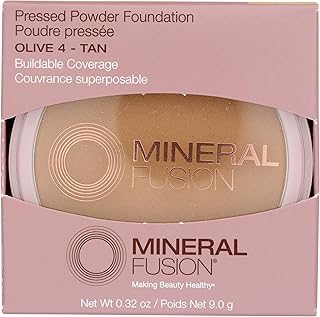 Mineral Fusion Base prensada Olive 4, 0.32 oz