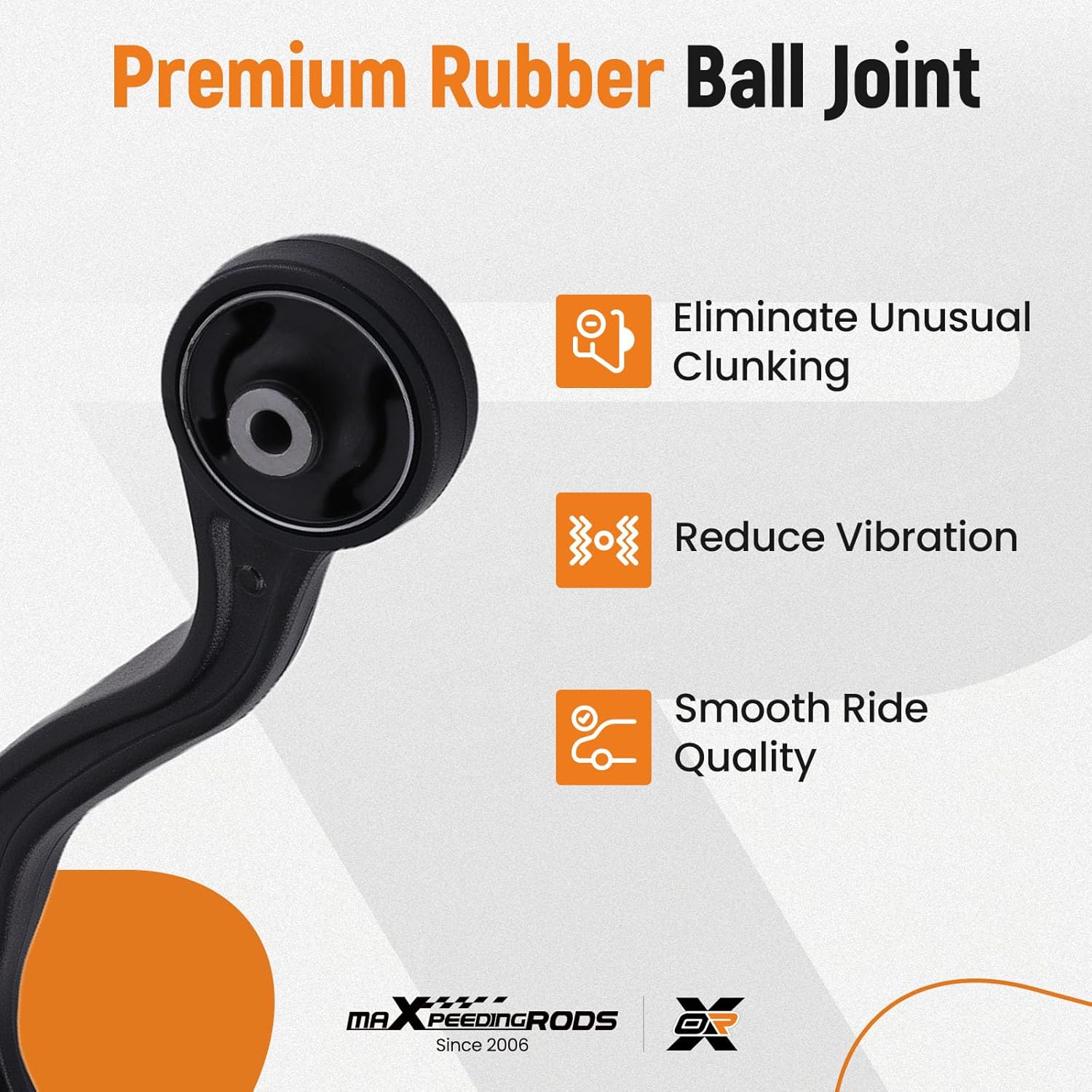 maXpeedingrods 4Pcs Front Lower Control Arms with Lower Ball Joints for Honda Accord 2008-2012 Acura TSX 2009-2014, K641112 K641113 K500081 Suspension Kit