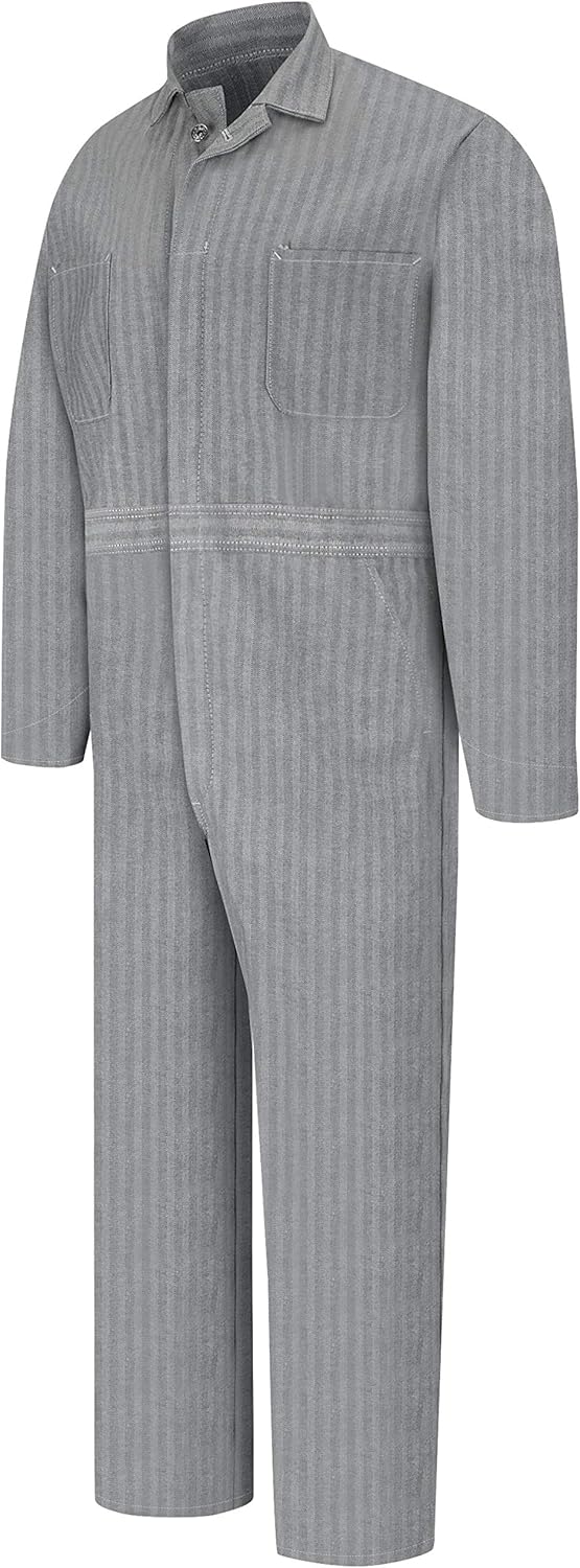 Red Kap Men's Button-Front Cotton Coverall - Image 3