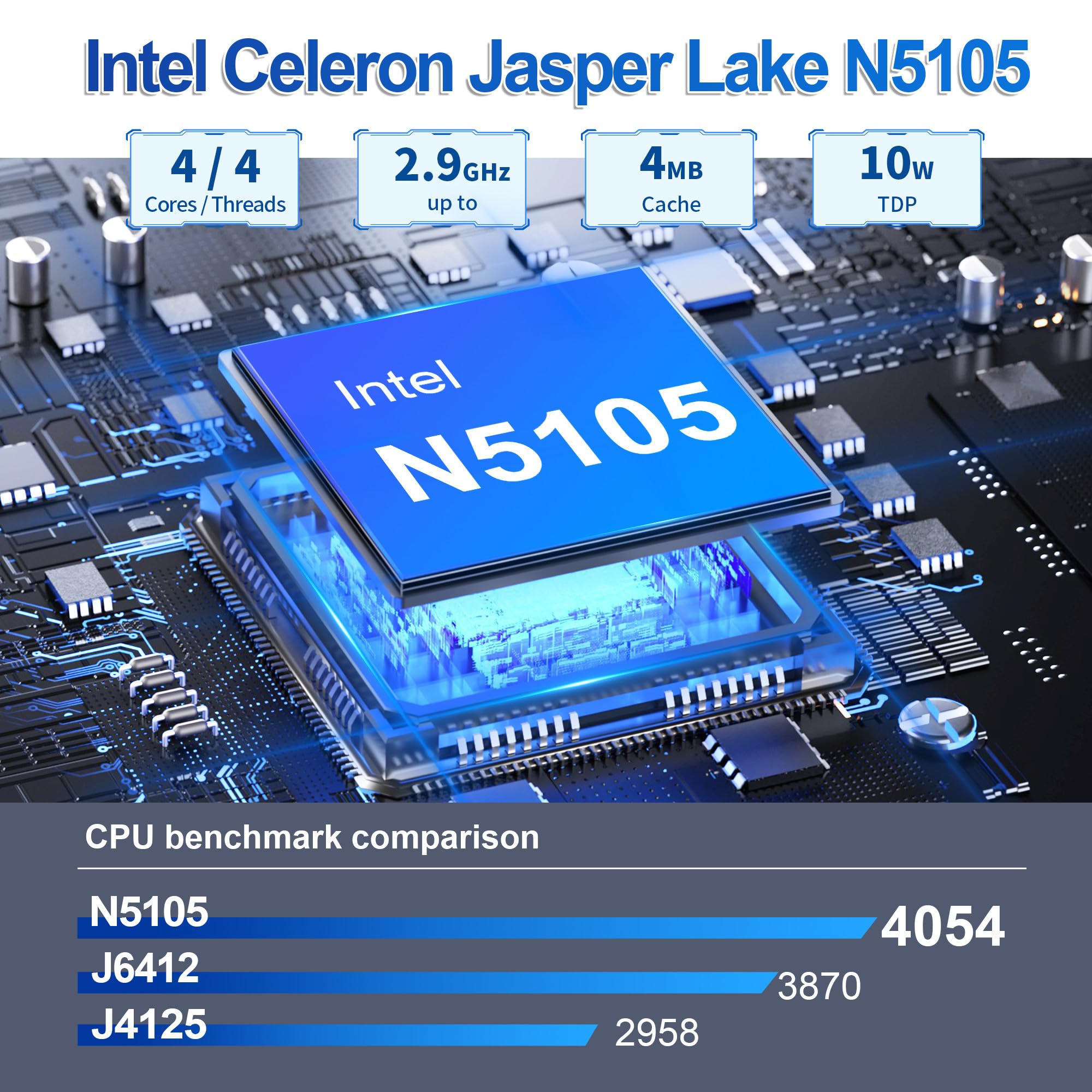 CWWK Mini PC Firewall, Celeron N5105, 4 x 2.5GbE LAN, Fanless Mini Computer, OPNsense Micro Appliance Hardware, Barebone NO RAM or SSD, M.2, 4USB, SATA, SIM, HD, DP, AES-NI