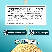 Vista 2 de BetterBody Foods - azúcar de coco orgánico, un edulcorante natural y alternativa al azúcar, gran reemplazo para azúcar blanco o azúcar refinado, sin