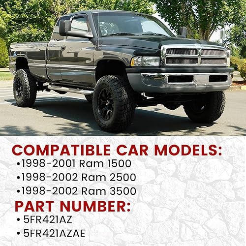 Miniatura 8 de Asiento trasero doble portavasos de repuesto para RAM 1500 2500 3500 4500 5500 2002-2016 5HD65DX9AC