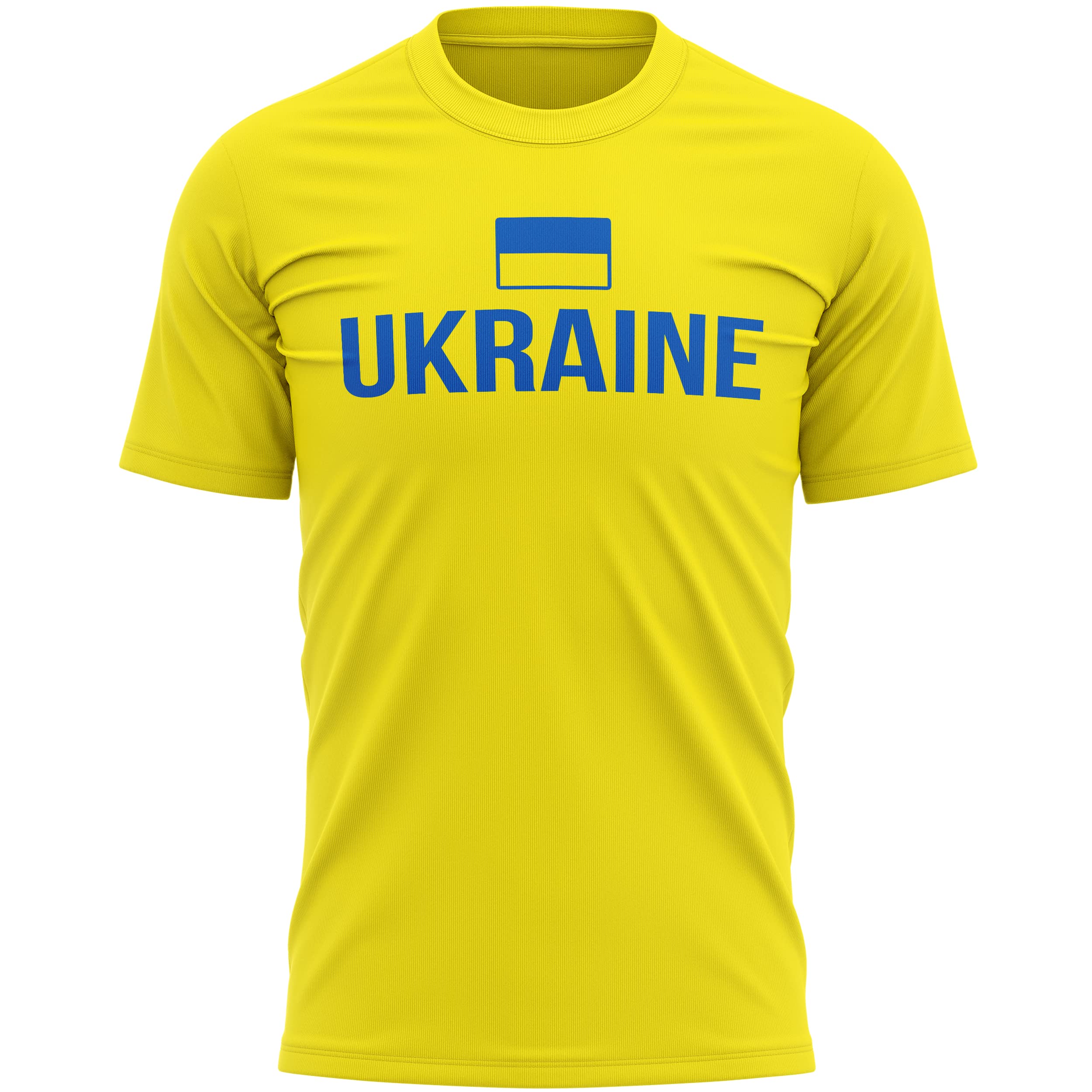 Ukraine Flag Supporters T Shirt, Football Country National Team Gift for Him Her, Ukranian Gifts for Men, Ukraine Football Shirt, XXL, Yellow