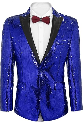 sequin prom jacket