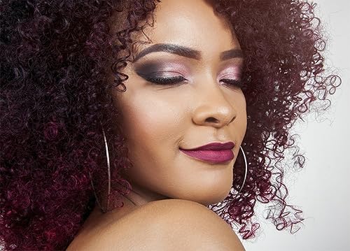 Miniatura 3 de Peine para cabello rizado Afro Pick Peine con púa de metal Peine de dientes anchos para rizos (negro)