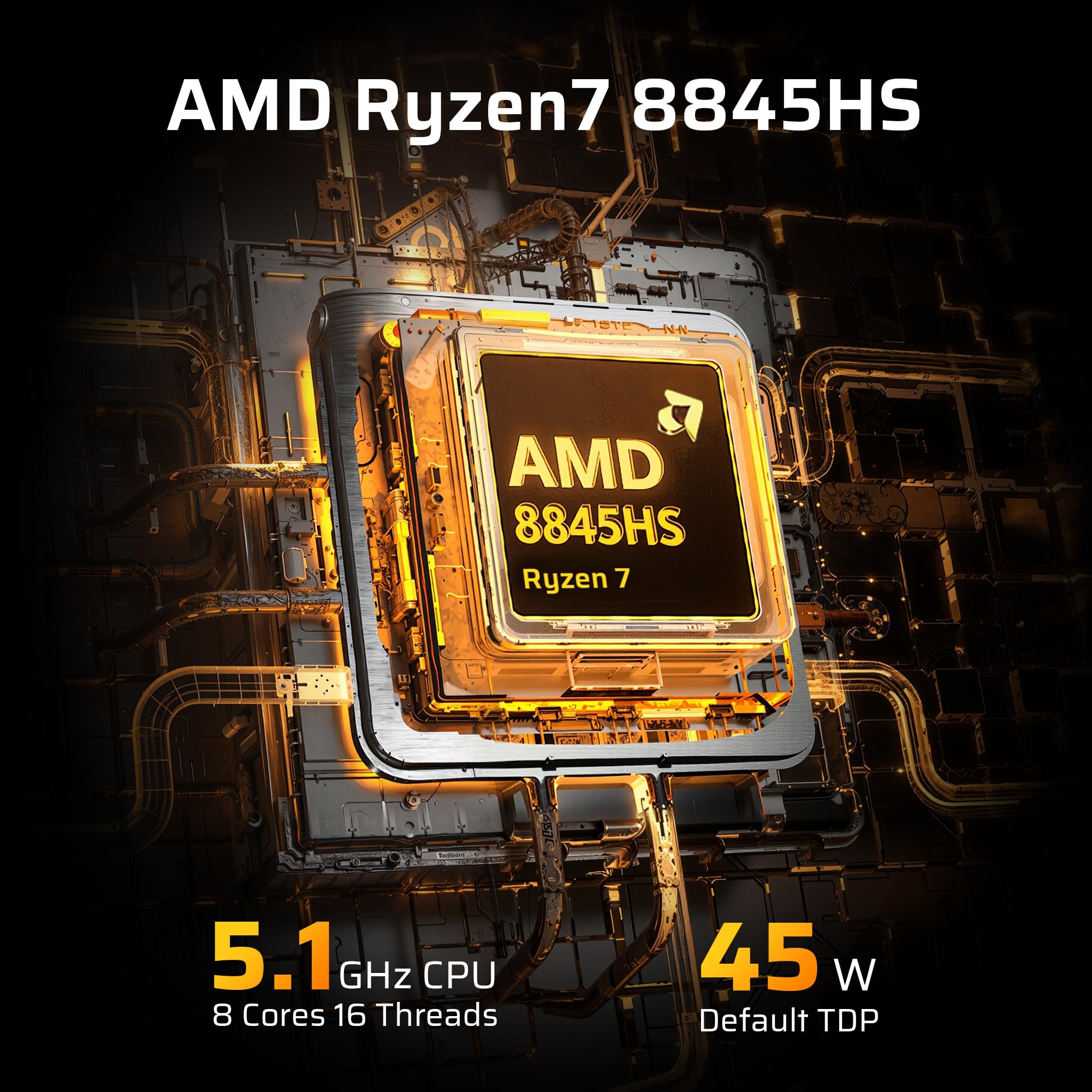 Amazon.co.jp: LTC Gaming Mini PC、AMD Ryzen 7 8845HS、16GB DDR5