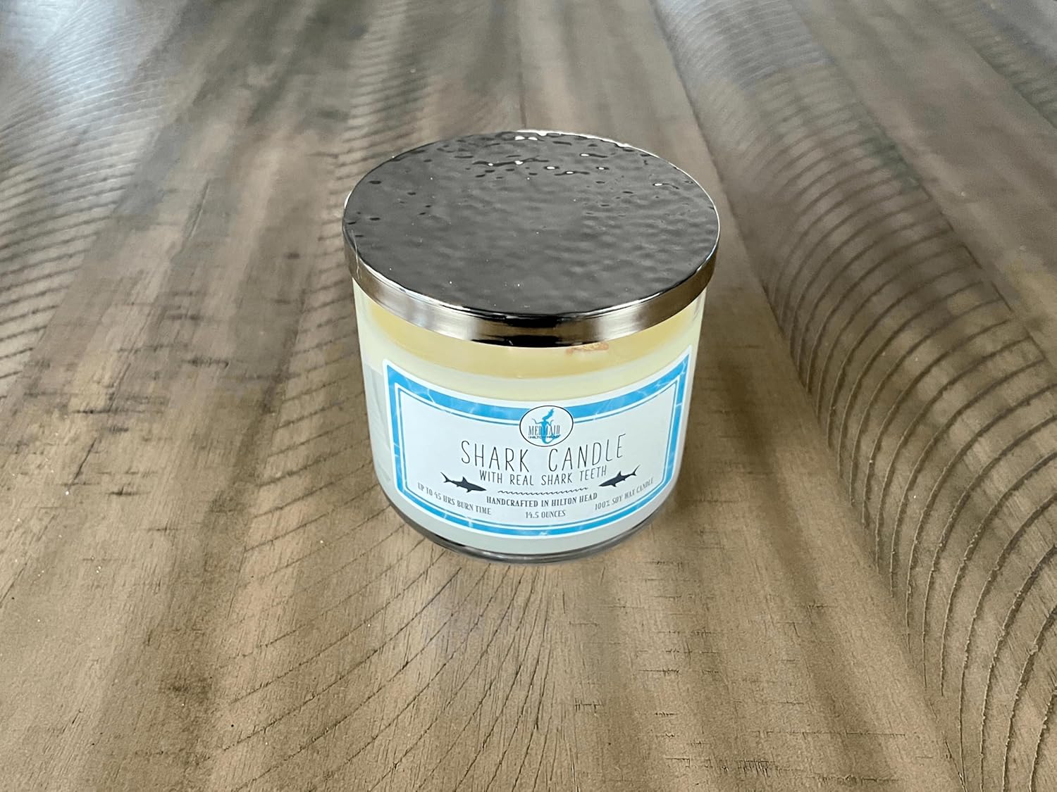 Shark Tooth Candle - Eucalyptus Mint